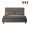 Priya M1 modern upholstered container bed 160x200 Cost