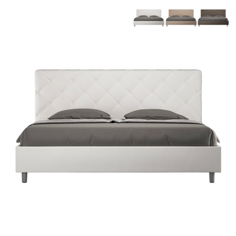 Priya K upholstered king-size bed 180x200 Promotion
