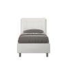 Single bed 80x190 with upholstered headboard cushion Annalisa S Sale