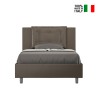 Annalisa P1 French queen-size upholstered bed 120x200 Cost