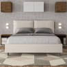 Queen Storage Bed 160x190 with Cushioned Headboard Antea M On Sale