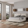 Queen Storage Bed 160x190 with Cushioned Headboard Antea M Discounts