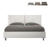 Storage double bed 160x190 headboard cushions Appia M Measures