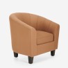 Seashell Soft leatherette living room office design armchair Offers