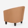 Seashell Soft leatherette living room office design armchair Sale