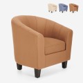 Seashell Soft leatherette living room office design armchair Promotion