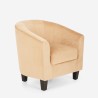 Velvet armchair modern design living room office Seashell Lux Offers