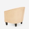 Velvet armchair modern design living room office Seashell Lux Sale