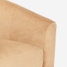 Velvet armchair modern design living room office Seashell Lux Discounts