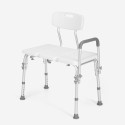 Elderly disabled bath shower bench chair with backrest Holly Promotion