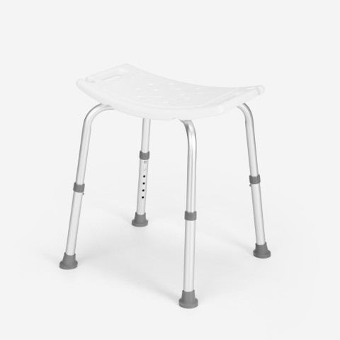 Non-slip adjustable elderly disabled bathroom shower stool Willow
