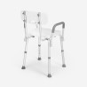 Shower chair bath tub elderly disabled backrest armrests Maple Offers