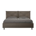 Storage double bed 160x200 headboard cushions Appia M1 Sale