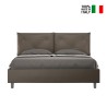 Storage double bed 160x200 headboard cushions Appia M1 Offers