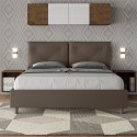 Storage double bed 160x200 headboard cushions Appia M1 On Sale