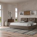 Appia K upholstered king-size double bed 180x200 Characteristics