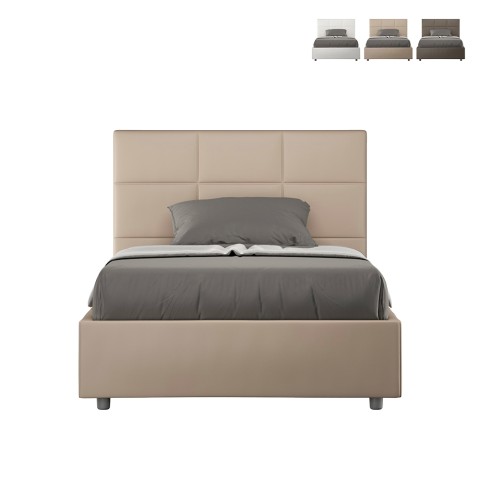 Mika P French bed 120x190 square and a half design storage container Promotion