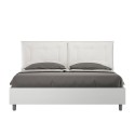 Double storage bed 160x190cm wood cushions Egos Annalisa Buy