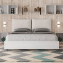 Wooden double container bed 160x190cm Egos Antea cushions Price