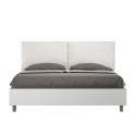 Wooden double container bed 160x190cm Egos Antea cushions Buy
