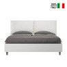 Wooden double container bed 160x190cm Egos Antea cushions Cost