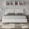 Storage double bed 160x190cm Egos Appia wooden cushions On Sale