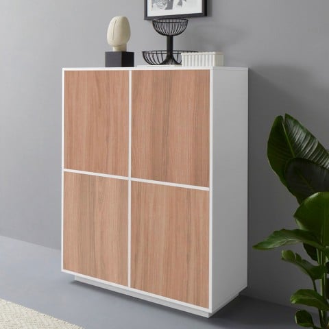 Modern kitchen sideboard living room white wood Judy Wood Promotion