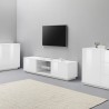 Modern design TV stand white living room 180cm Dover Catalog
