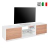 TV stand 180cm living room design white Dover Wood On Sale