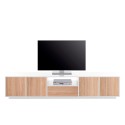Modern design TV stand white wood 220cm living room Aston Wood Sale