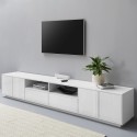 TV cabinet 260cm modern design white living room Breid Promotion