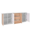 Sideboard kitchen cabinet 220cm buffet living room white Lonja Wood Discounts