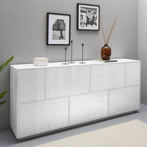 Sideboard 200cm living room sideboard kitchen white design Lopar Promotion