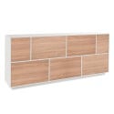 Sideboard living room cabinet 200cm kitchen design white Lopar Wood Offers