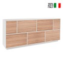 Sideboard living room cabinet 200cm kitchen design white Lopar Wood On Sale