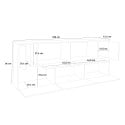 Sideboard living room kitchen cabinet 200cm modern design Lopar Report Model