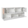 Sideboard living room cabinet 200cm kitchen design white Lopar Wood Discounts