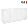 Sideboard living room kitchen cabinet 180cm modern design white Ceila On Sale