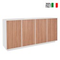 180cm living room sideboard white Ceila Wood design kitchen unit On Sale