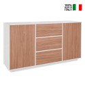 Sideboard living room cabinet 160cm buffet kitchen white Carat Wood On Sale