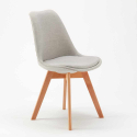 Tulipan nordica plus dining design chair fabric seat scandinavian living room Offers