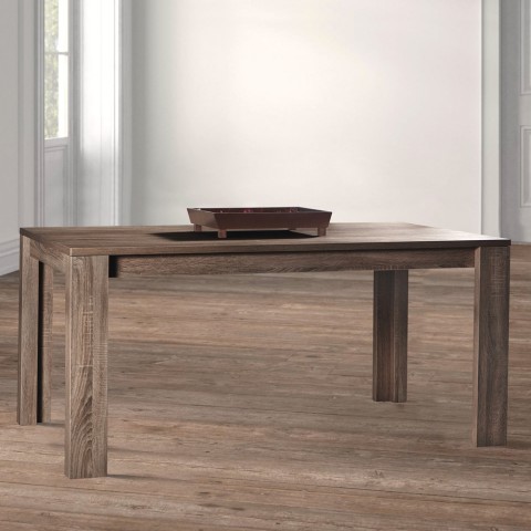 Rectangular dining room table in wood 160X90 modern design Douglas