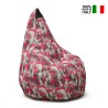 Bean Bag Chair for Indoors and Outdoors Waterproof Made in Italy Summer Camouflage Catalog