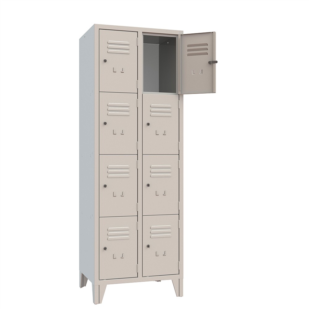 Hoch Locker Cabinet with 8 Compartments for Office, School, Gym