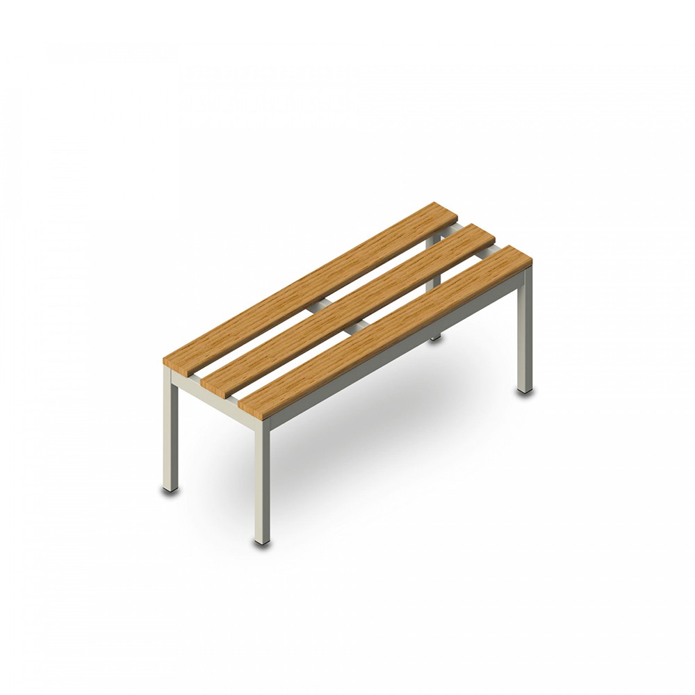 3-Seat Changing Room Bench 100x37x43cm for Gym, School, Pool Sit