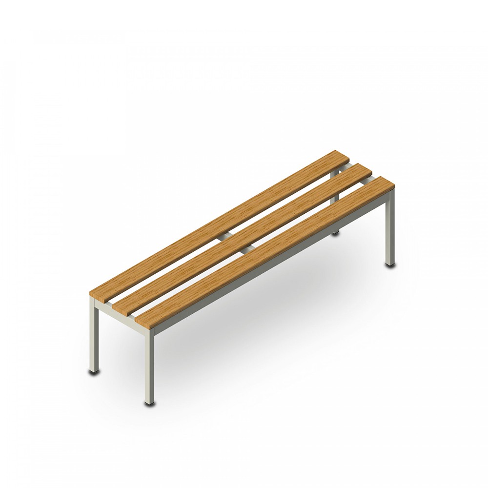 Gym Locker Room Bench, 4 Seats, 150x37x43cm for School & Pool - Sit M