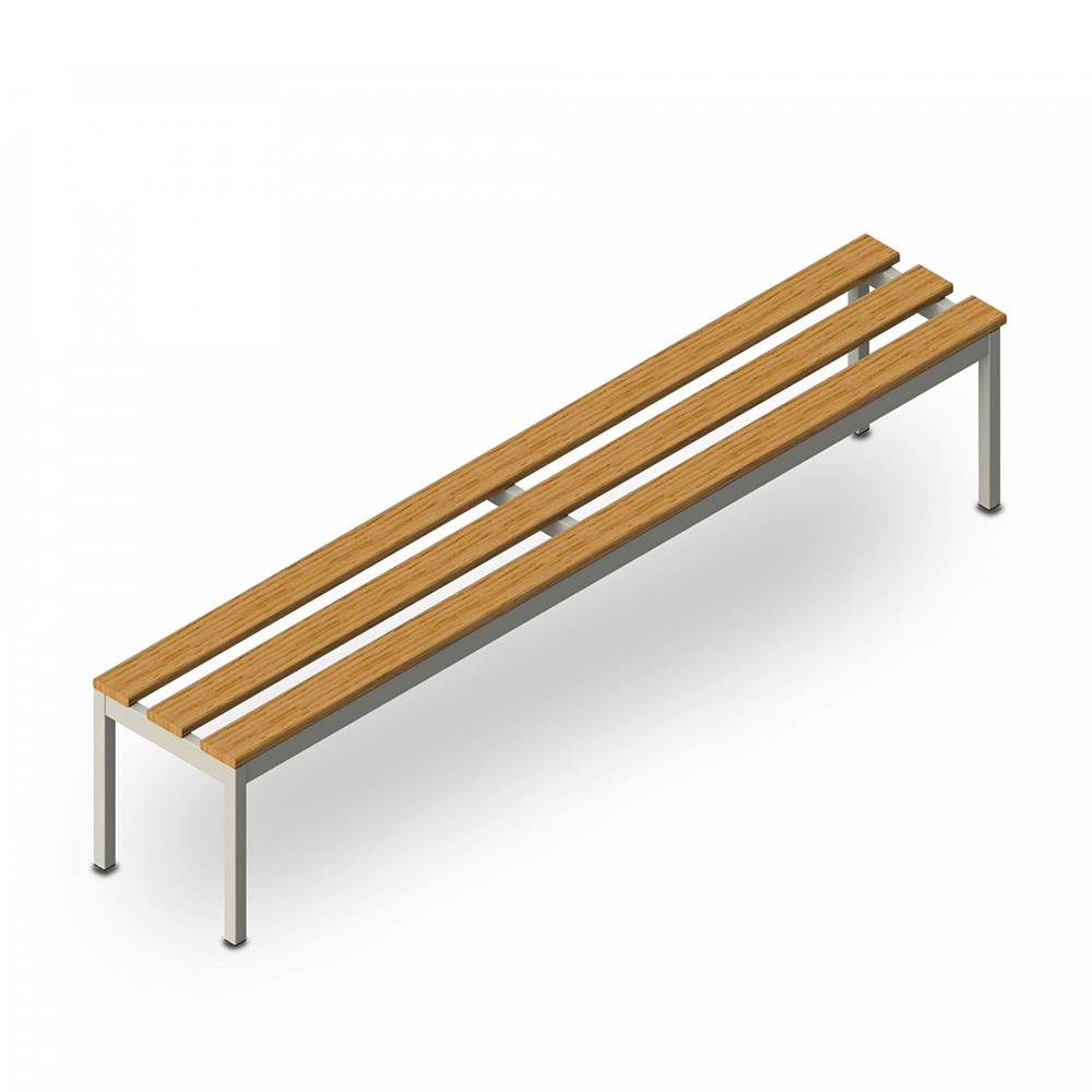Sit L 6-Person Changing Room Bench for Gym, Pool, School 200x37x43cm