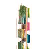 Vertical column bookcase h150cm wood 10 shelves Zia Veronica MH Choice Of