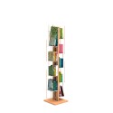 Vertical column bookcase h150cm wood 10 shelves Zia Veronica MH Model