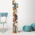 Vertical column bookcase h150cm wood 10 shelves Zia Veronica MH 